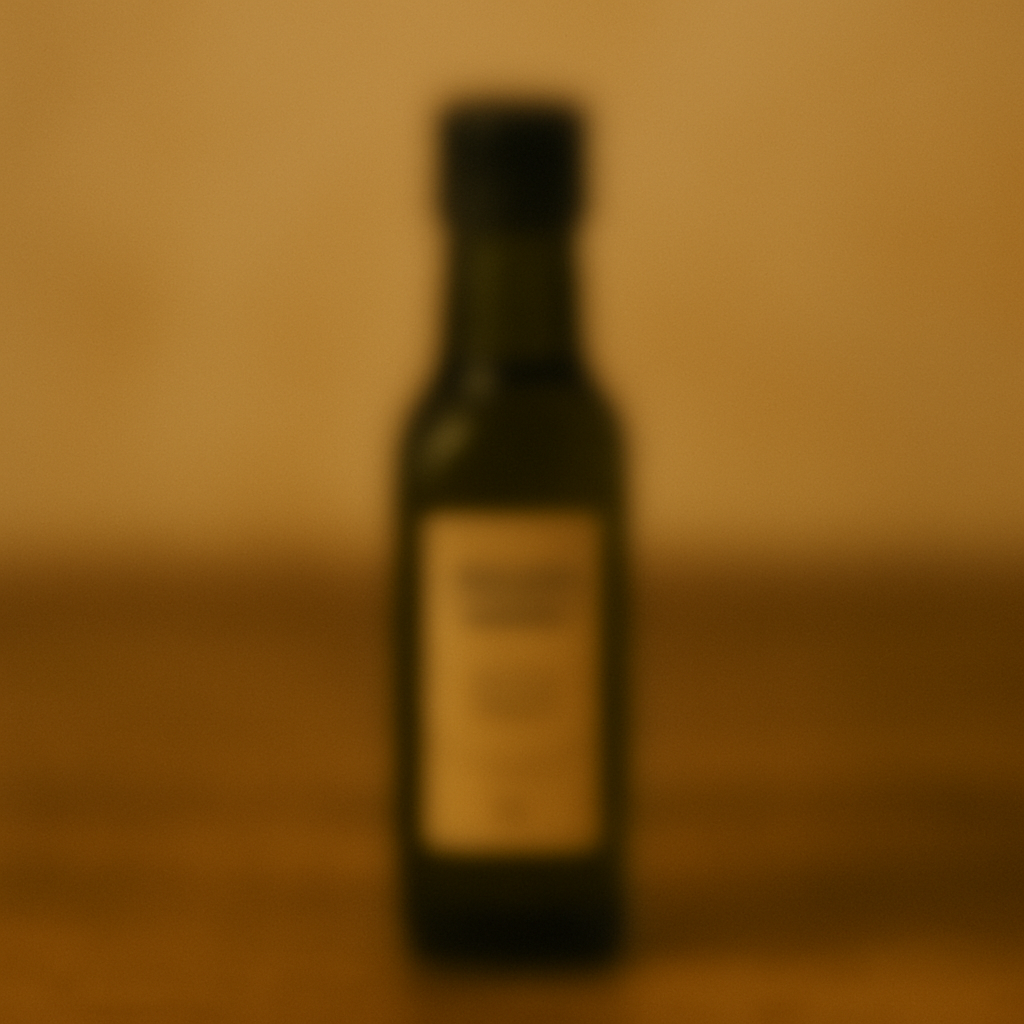 Botella difuminada de 0,25L de aceite de oliva, ideal para bares y formatos personalizados